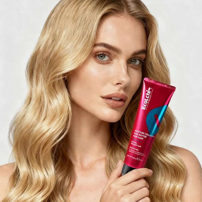 Collagen Shea Butter Hair Mask Deep Repair Conditioning Moisture Collagen Shea - Image 8