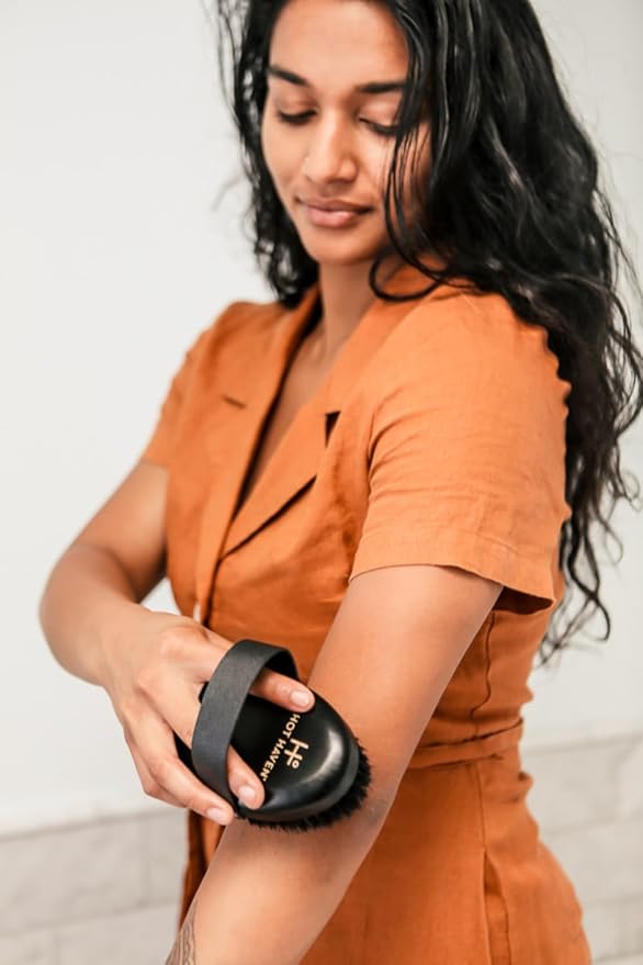 HOT HAVEN Ionic Copper Dry Brushing Body Brush - Image 3
