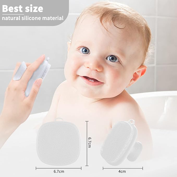 Silicone Face Scrubber for Men Facial Cleansing Brush Silicone Face Wash Brush - Image 6