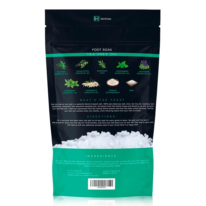 Tea Tree Oil Foot Soak with Epsom Salt - Image 7