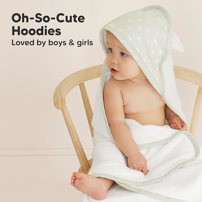 KeaBabies Hooded Baby Towel for Newborn - Image 7