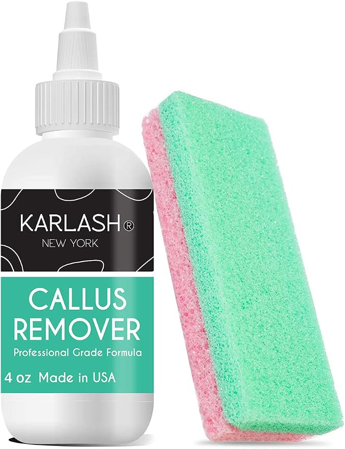 Karlash Callus Remover Gel for Feet and Foot Pumice Stone Scrubber Kit Remove by Karlash
