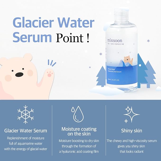 mixsoon Glacier Water Hyaluronic Acid Serum-Deep Hydration and Cooling - Image 4