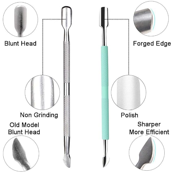 Ejiubas Cuticle Trimmer with Cuticle Pusher Cuticle Nipper Professional Grade - Image 3
