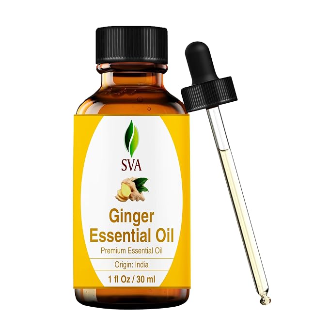 SVA Ginger Essential Oil – 1 Fl Oz – 100% Natural Ginger Oil by SVAORGANICS