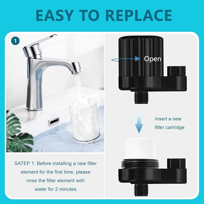 AWO 4 PACK Replacement Shower Filter Cartridge Compatible - Image 5