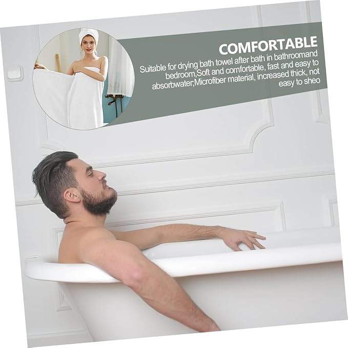 Women’s Strawberry & Bow Bath Wrap Set - Image 6