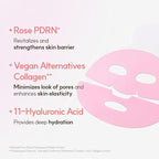 The Face Shop Rose PDRN Pink Collagen Face Mask, Korean Glass Skin Essential - Image 4