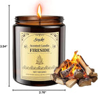 Fireside Scented Candles, 7oz Soy Wax Candle, Long Lasting Aromatherapy Jar - Image 8