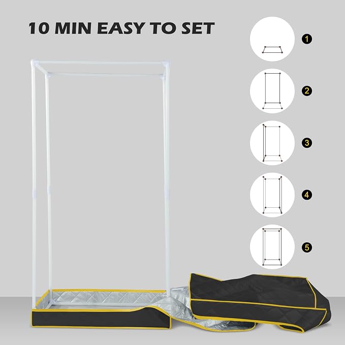 Portable Infrared Sauna, Full Size Far Infrared Sauna, One Person Sauna Tent - Image 7