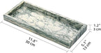 Marble Bathroom Vanity Tray, Natural Luxury Vanity Home Kitchen Bathroom Table - Image 2