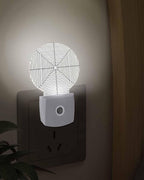 Night Lights Auto Sensor Beige Aesthetic Night Light Lines Perspective Box - Image 3