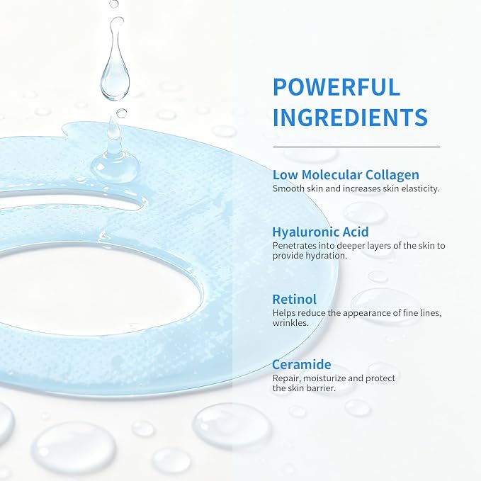 SPODARE OK Shape Eye Masks, 360° Fit Under Eye Patches - Image 7