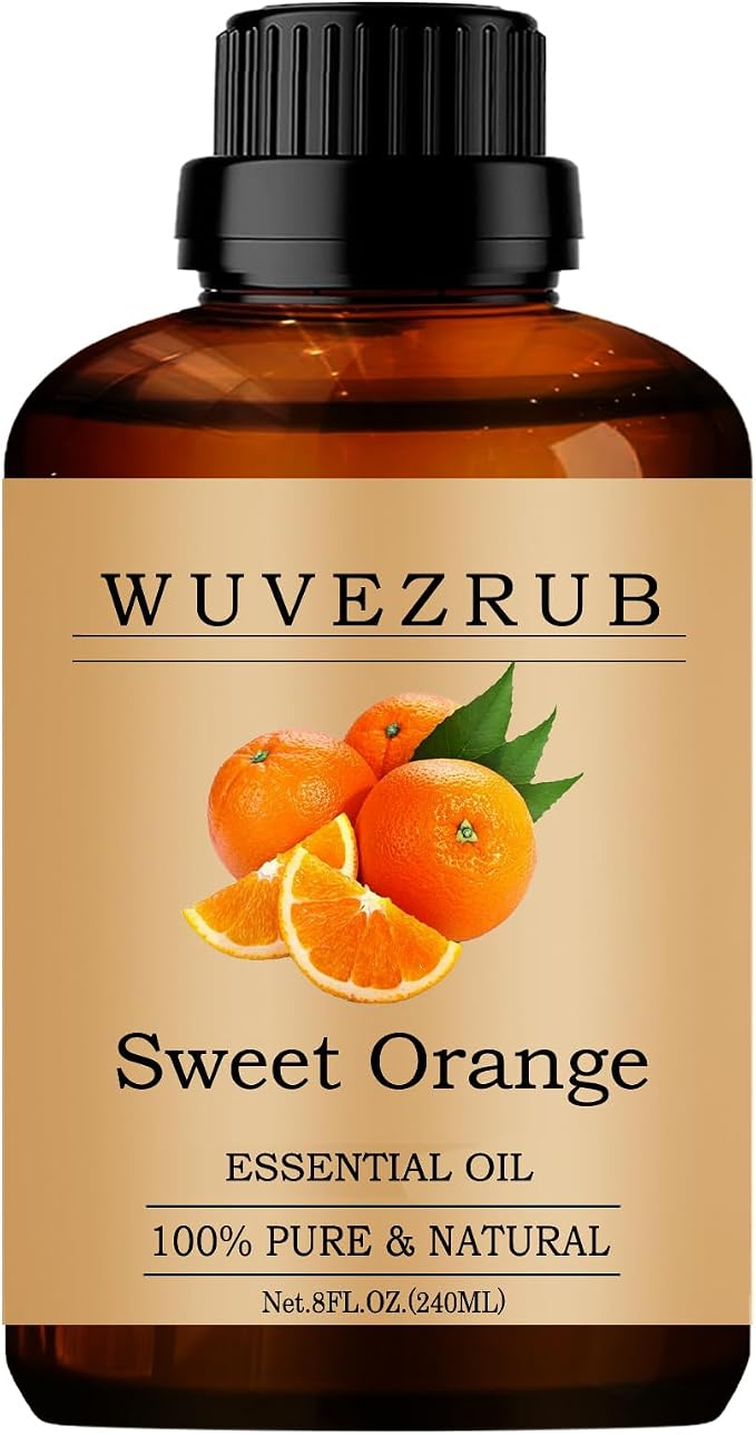 SweetOrange Essential Oils, 240ML Pure and Natural Essential Oil by WUVEZRUB