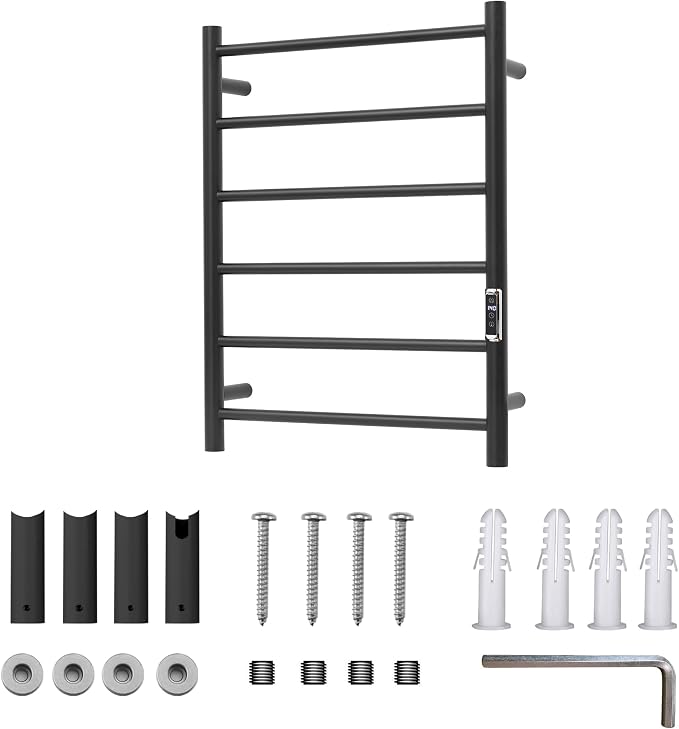 Heated Towel Racks for Bathroom, Wall Mounted Electric Towel Warmer Racks - Image 7