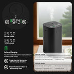 Waterless Essential Oil Diffuser, Rechargeable Cordless Scent Diffuser Machine - Image 5