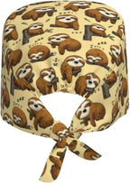 Alligator Ice Cream Working Cap, Scrub Cap - Image 2
