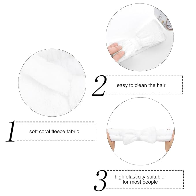 Semato Bachelorette Party Favor Set Bride and Bridesmaid Spa Headband Skincare - Image 2