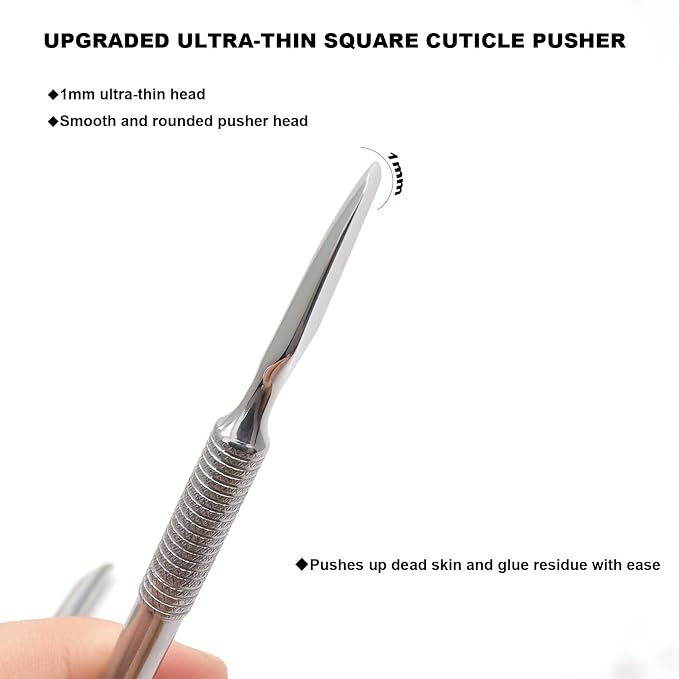 Pre-treatment Cuticle Pusher, Russian Prep Nail Pushers, Dual Ended Cuticle - Image 2