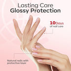 modelones Nail Strengthener, Sparkle Pink Nail Polish Nail Repair - Image 7