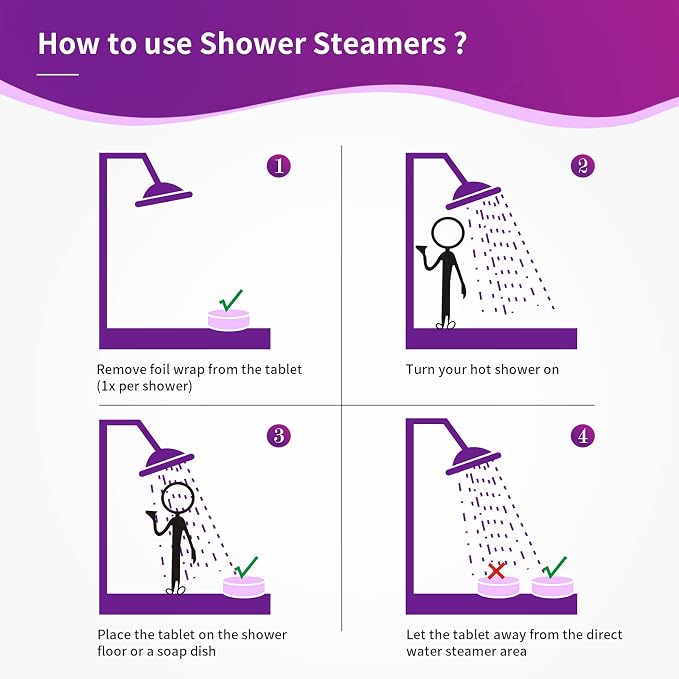 40 PCS Shower Steamers Aromatherapy - Image 8