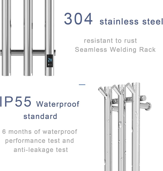 Electric Heated Towel Rack - Image 5