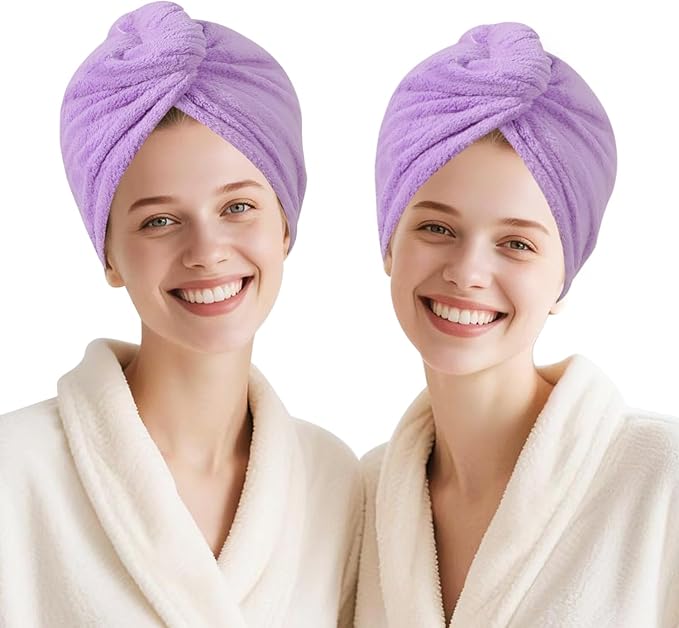 Microfiber Hair Drying Towel Wrap by Unknown