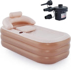 CO-Z Inflatable Bathtub with Electric Air Pump and Bath Pillow Headrest by CO-Z