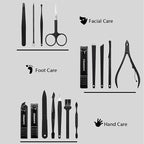 FAMILIFE Gifts for Men, Manicure Set Clippers Manicure Kit Nail Clipper Sets - Image 8