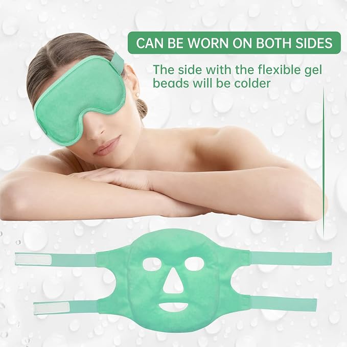 ZNÖCUETÖD Cooling Ice Face Eye Mask - Image 5