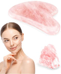 Natrual Rose Quartz Gua Sha Facial Tools | Guasha Tool by GUASHAPE