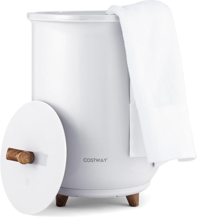 COSTWAY Bucket Style Towel Warmer, 23L Towel Warmer by COSTWAY