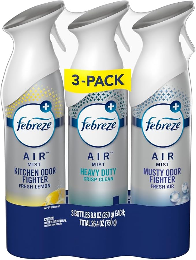 Febreze Air Freshener Spray, Odor-Fighting Room Spray, Heavy Duty Bundle - Image 12