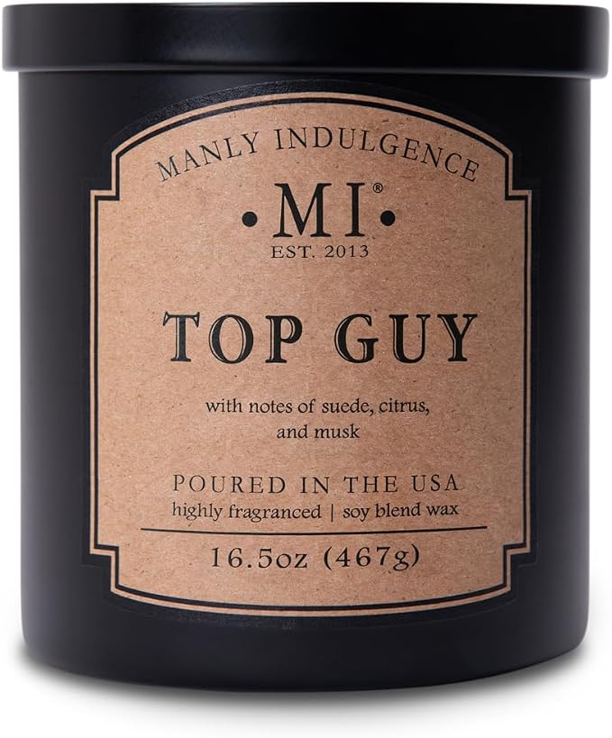 Manly Indulgence Top Guy Scented Candles by ManlyIndulgence