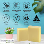 Simple Scents Australia Honeysuckle Scented Natural Soap Bars, 3.5oz - Image 3