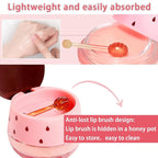 3 PCS Bee Lip Balm Honey Pot, Watermelon & Cherry & Strawberry Lip Mask - Image 6