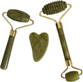 Jade Roller and Gua Sha Set 2, Gua Sha Facial Tools, Face Roller, Jade Roller by Unknown