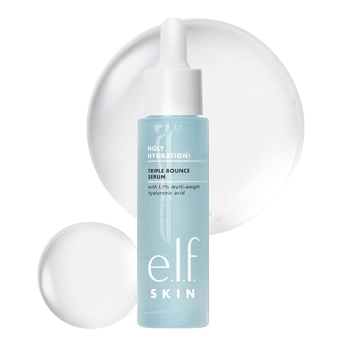 e.l.f. SKIN Holy Hydration! Triple Bounce Serum, 1.7% Hyaluronic Acid Serum by elf
