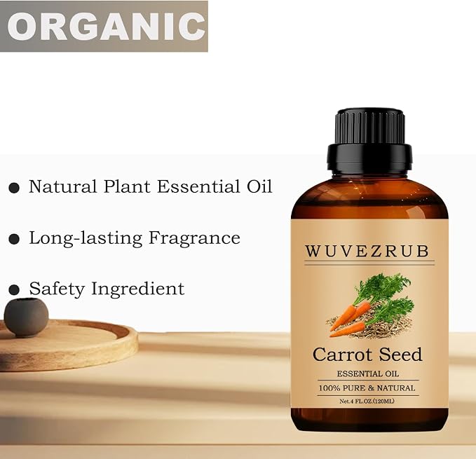 Carrot Seed Essential Oils, 120ML 100% Pure and Natural Essential Oil - Image 4