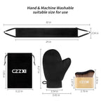 CZZXI Tanning Mitt, Body Brush & Back Tanner Applicator Kit – Self-Tan - Image 3