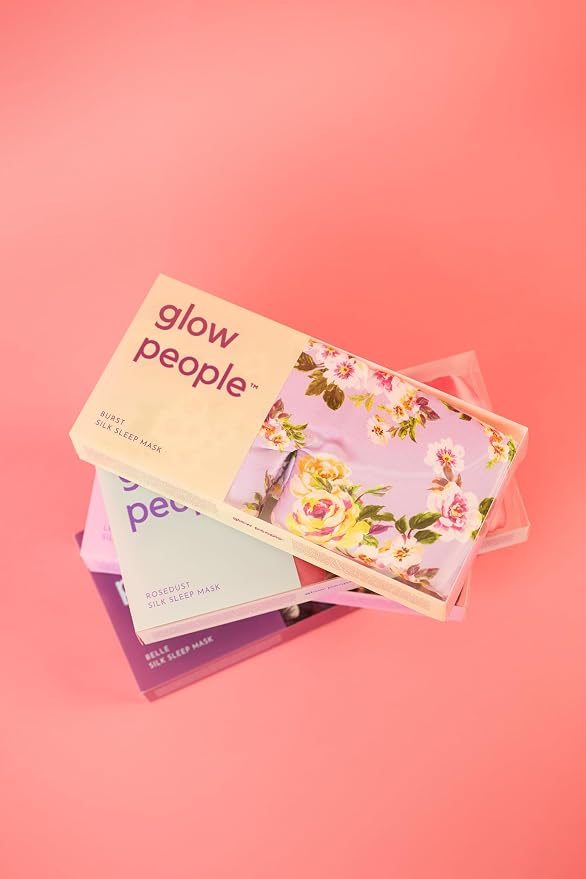 Glow People Silk Sleep Mask – 100% Mulberry Silk Eye Mask - Image 3