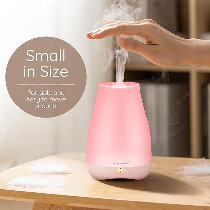 Homeweeks Diffusers, 100ml Colorful Essential Oil Diffuser - Image 5