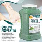 SPA REDI - Exfoliating Scrub Pumice Gel, Mint and Eucalyptus, 128 Oz - Manicure - Image 7