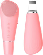 Silicone Face Scrubber Blackhead Scraper Rechargeable 2-in-1 Facial Cleansing by Unknown