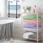 HOMEXCEL 6 Pack Bath Towel Set, Microfiber Ultra Soft Highly Absorbent Bath - Image 7