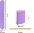 Disposable Manicure kit Individually Package, Mini Nail Buffer, Nail File - Image 2