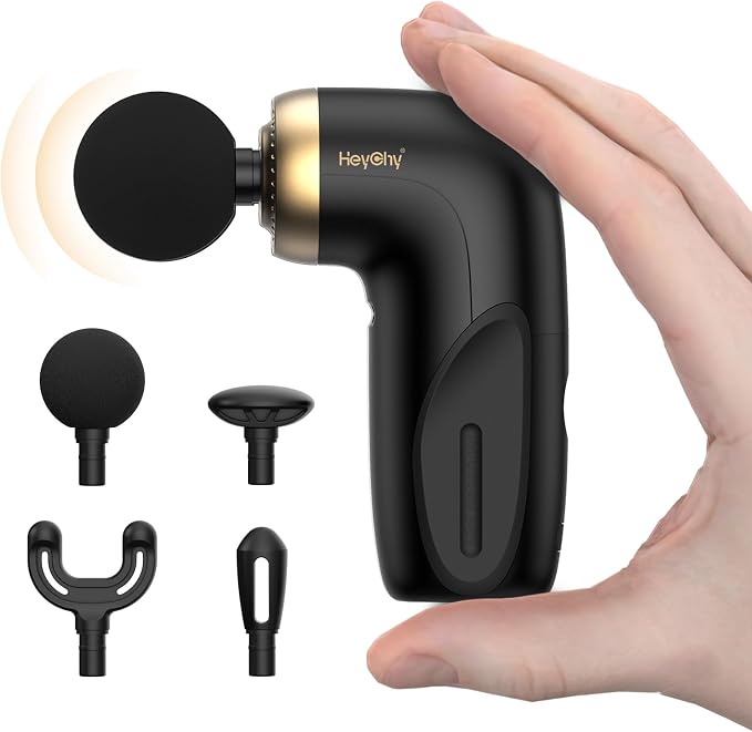 HEYCHY A1 Super Mini Massage Gun, Percussion Deep Tissues Muscle Massager by HeyChy