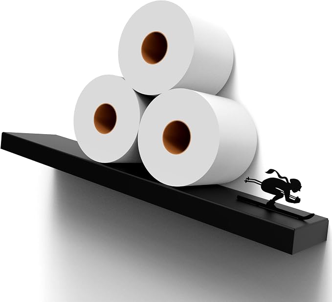 Artori Floating Toilet Paper Shelf Storage - Image 6