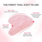 Jade Roller & Gua Sha Set for Face – 4PCS Natural Facial Massage Tools Kit - Image 6