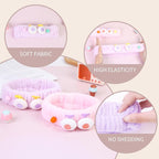 Spa Headband for Washing Face, 2 Pack Cute Hair Band for Shower Yoga Beauty - Image 5